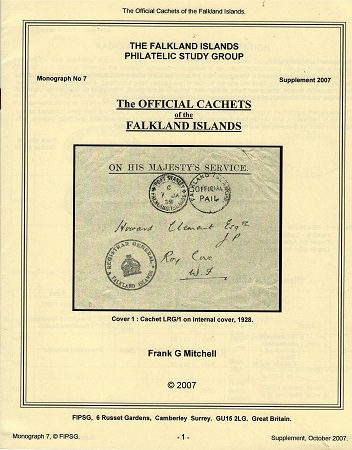 FALKLAND ISLANDS - Supplement to the 